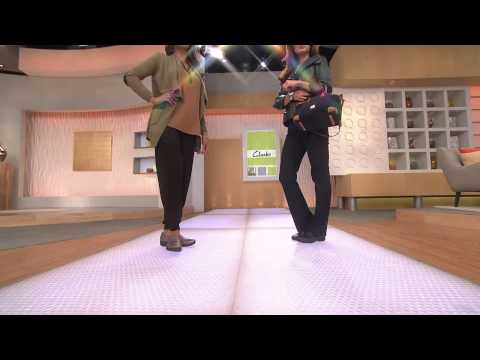 Clarks Tumbled Leather Slip-on Shoes - In.Motion Moc with Sandra Bennett