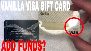 ✅  Can You Add Money To Vanilla Visa Debit Gift Card 🔴