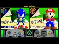 Hack Super Mario 64 Nintendo 64 Vs Dreamcast Real Hardware Comparison