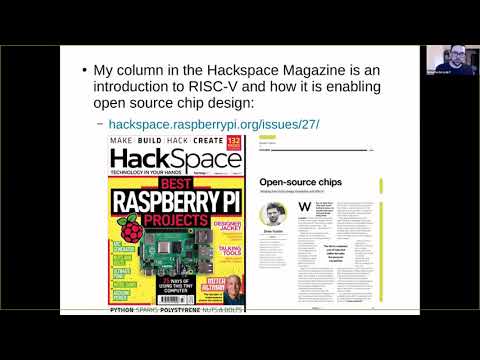 Drew Fustini - How to Run Linux on RISC-V (with open hardware/tools) @ Raspberry Pint 2020 05 26