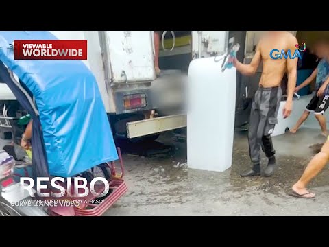 Ibinebentang yelo sa Tondo, Maynila, nakalapag sa kalsada at katabi ng mga basura?! Resibo