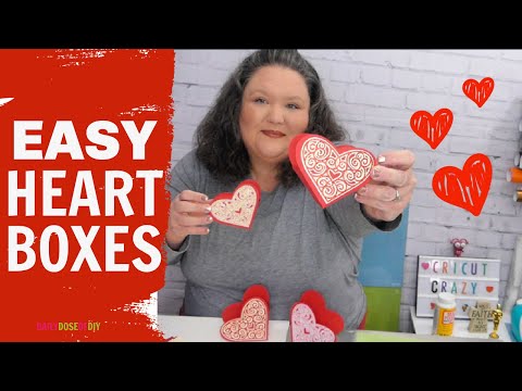 How to Make a 3D Paper Heart Container that Holds...