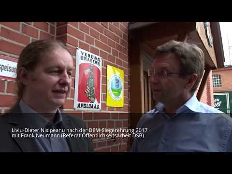 Liviu-Dieter Nisipeanu nach der DEM Siegerehrung 2017