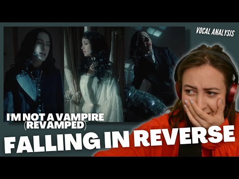 FALLING IN REVERSE I'm Not A Vampire (Revamped)| Vocal Coach Reacts (&Analysis)| Jennifer Glatzhofer