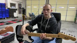 Video thumbnail for 94-95 Fender squier series guitars, are they really fenders? by Telecasters anonymous