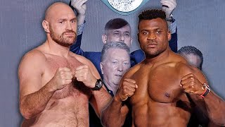 Tyson Fury vs Francis Ngannou • FULL WEIGH IN &a