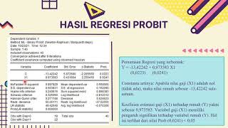 Regresi Data Kategorik Probit Logit