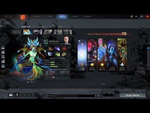 dota2carry Miracle- Naga Siren - Nigma vs RNG - WEPLAY MINOR 2020