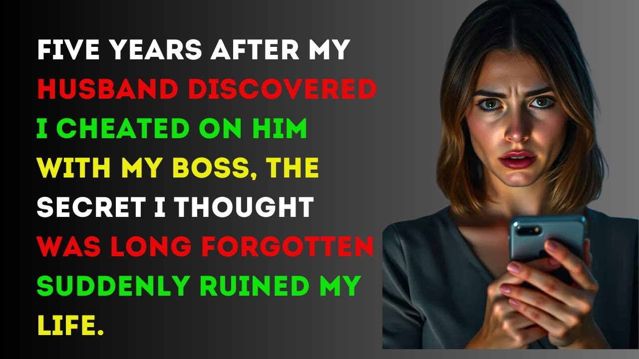 Five years after my husband discovered I cheated on him with my boss, the secret .....