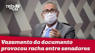 Renan Calheiros divulga nova versão do relatório da CPI