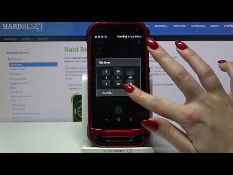 How to Create Alarm Clock in KYOCERA Torque G03