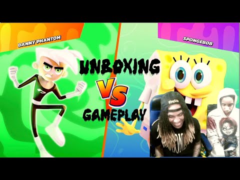 Unboxing/Gameplay Nickelodeon all star brawl