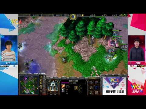 WCA2016 Pro S1 Warcraft III Group Stage 120 VS ZDR