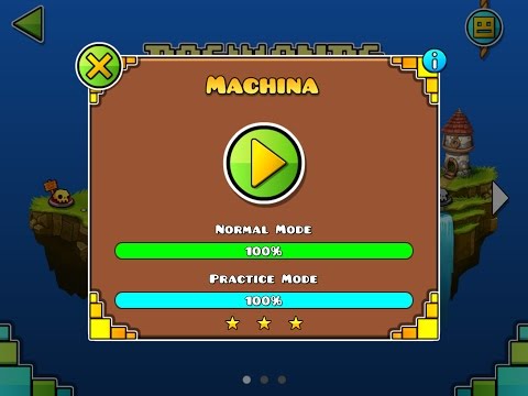 Geometry Dash World Walkthrough - Level 3 (Machina)