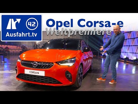 2019 Opel Corsa-e - Weltpremiere des elektrischen Corsa! Alle Fakten!