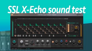 Video thumbnail for SSL Native X-Echo plugin sound test by vain saturation