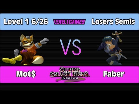 Level 1 6/26: Mot$ (Fox) Vs. Faber (Marth) - LS