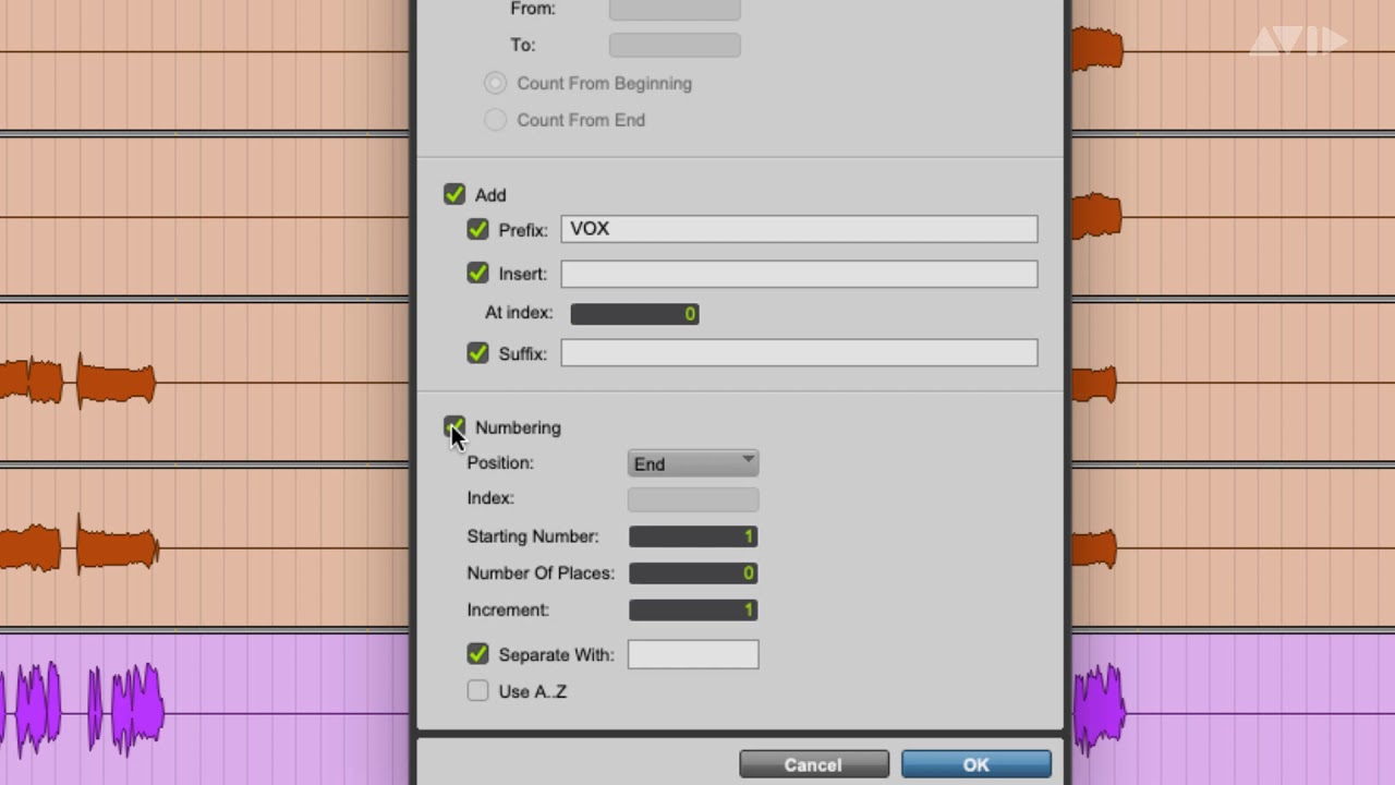 Pro Tools Tech Tip — Batch Track Rename