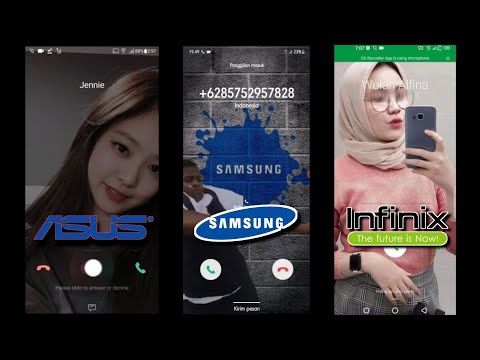 Asus VS Samsung VS infinix incoming call (Screen Video)