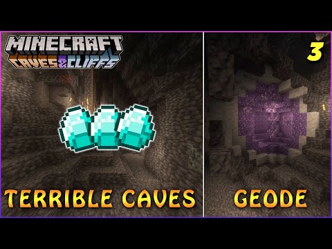 Cave Exploration - Terrible Caves | Minecraft Survival EP-3