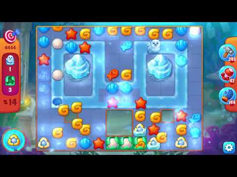 🎯 Fishdom 6444 Challenge Level - 23 moves + 💥💥🧨💣