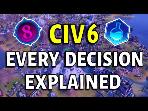 Civ 6 | EVERY DECISION EXPLAINED, The Ultimate Deity Science Playthrough ( Civilization VI #Guide )