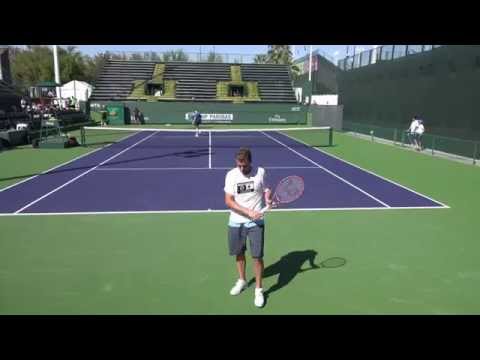 03 07 2015 Mardy Fish practice with Jack Sock at Indian Wells 4K UHD