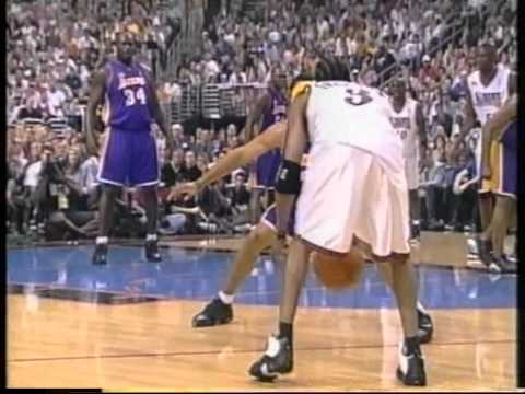 Shaq 30 pts, Kobe 31 pts vs Iverson 35 pts, nba finals 2001, lakers vs 76ers game3