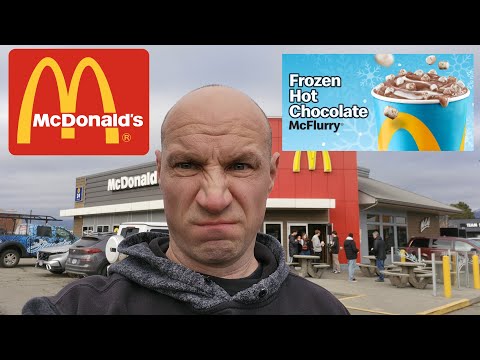 McDonald's New Frozen Hot Chocolate McFlurry!