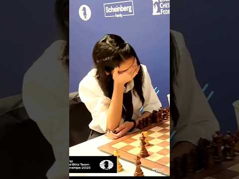Divya Deshmukh BEATS  World no. 1 #chess #shorts