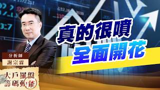真的很噴 全面開花台積電 精材 國巨 同欣電 矽力 鉅祥 金居 臻鼎｜大戶羅盤籌碼動能 ｜謝宗霖