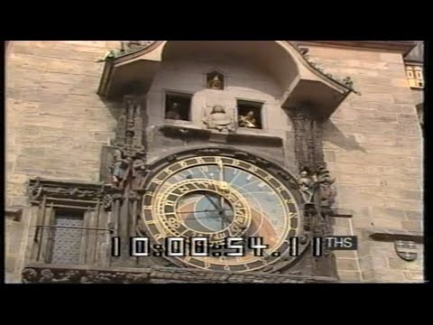 1990s Prague |  Prague astronomical clock |  Prague State Opera house | Wish you were here ? | 1990