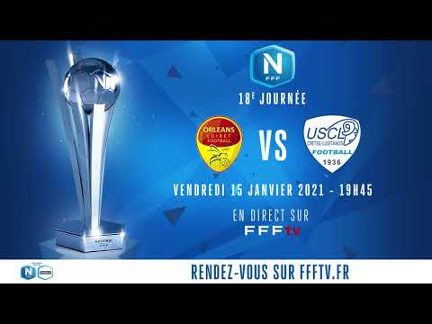 J18 : US Orléans - US Créteil L. en direct sur FFFtv (19h45) I National FFF 2020-2021