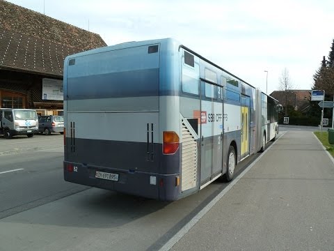 Mitfahrt im VZO Citaro G Nr. 62 (2000) am 25.2.14 auf den Linien 845 und 816 um Uster