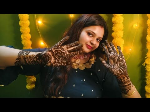 #weddingseason#winterbrides#mehendi /My mehendi ceremony (2nd year anniversary)/Hasi khusi Asmita ❤️