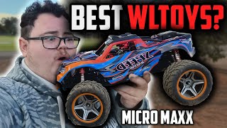 MICRO MAXX! The BEST WLtoys RC Car 104009! unboxed and BASHED!