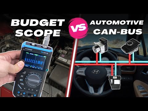 CAN-BUS Diagnosis with a BUDGET Oscilloscope | CAN BUS Waveform Analysis #canbus #oscilloscope