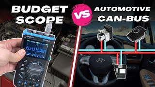 CAN-BUS Diagnosis with a BUDGET Oscilloscope | CAN BUS Waveform Analysis #canbus #oscilloscope