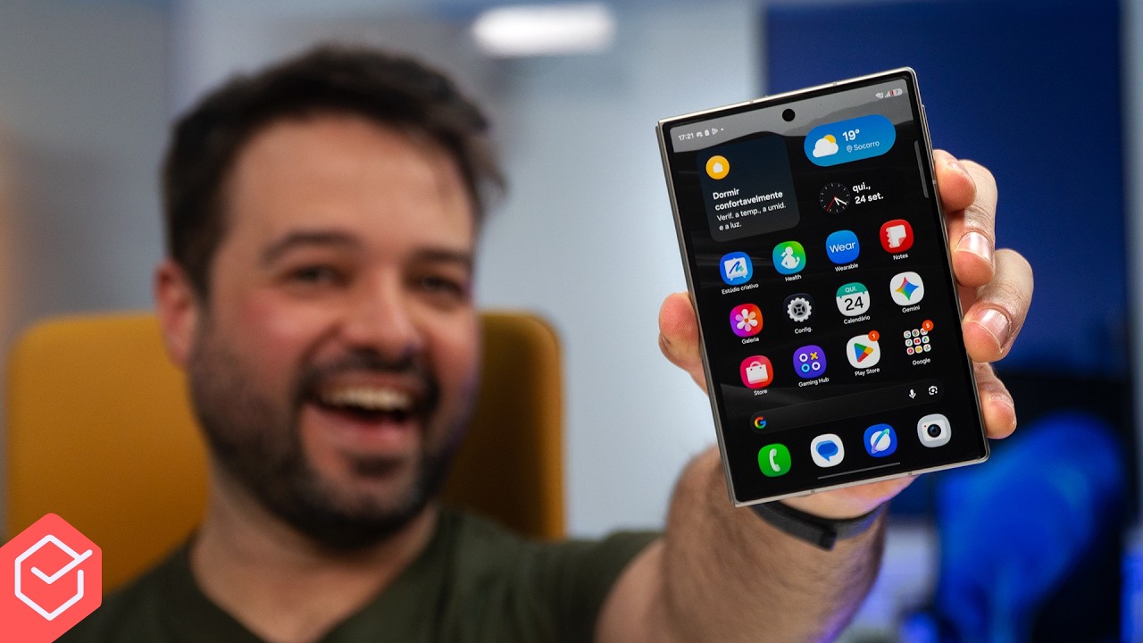 Miniatura da avaliação em vídeo de Smartphone Samsung Galaxy Z Fold8 Ultra 256GB 12GB RAM Preto