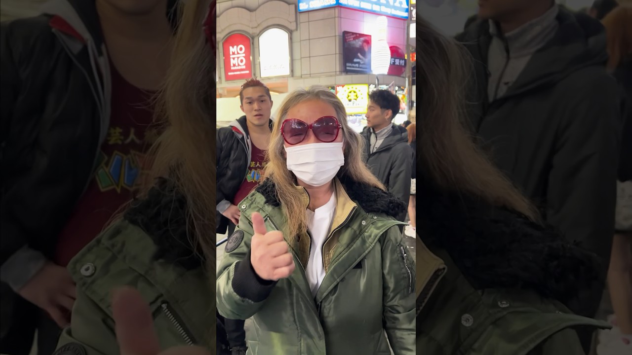 歌舞伎町の東横に住んでる少女をバッサリ切ってご機嫌にしたぞ！#メンズヘア #メンズカット #路上カット #メンズセット #ストリートカット