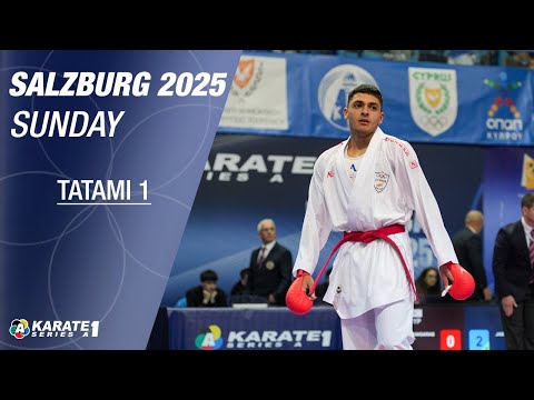 Karate1 SALZBURG: SUNDAY - Tatami 1 - Eliminations and FINALS | WORLD KARATE FEDERATION