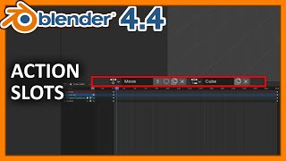 Blender 4.4 lernen - Animieren mit Action Slots (Neues 4.4 Feature)