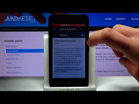 Cómo ahorrar batería en ALCATEL U3 - el modo ahorro de energía