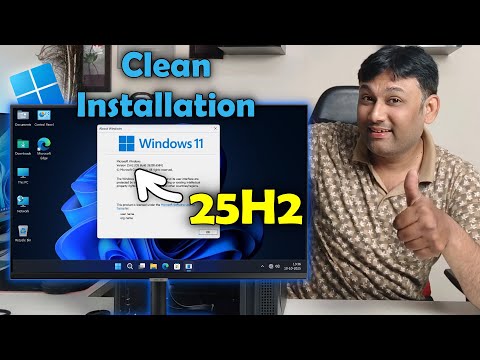 Install Windows 11 25H2 without Data Loss on Unsupported Hardware🔥Clean Installation of Win11-25H2