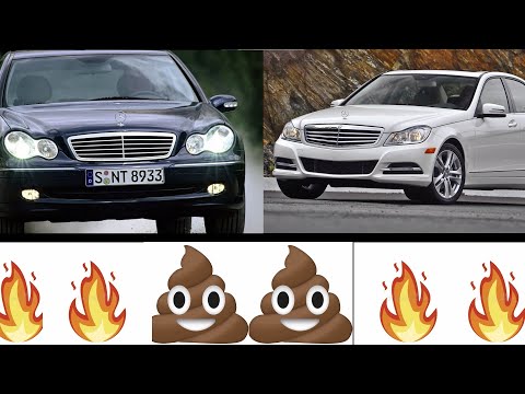 WHAT IS THE BEST USED C CLASS ? MERCEDES W203 vs W204 !!!