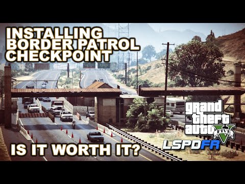 Installing Border Patrol Checkpoint | YMap | Worth it? | #gtav #lspdfr