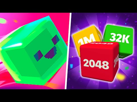 Slime Rush 3D vs Chain Block - Max Level Gameplay (Part 1) 123456789