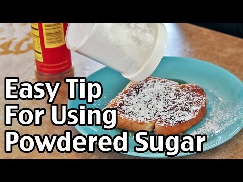 Easy Tip For Using Powdered Sugar Video