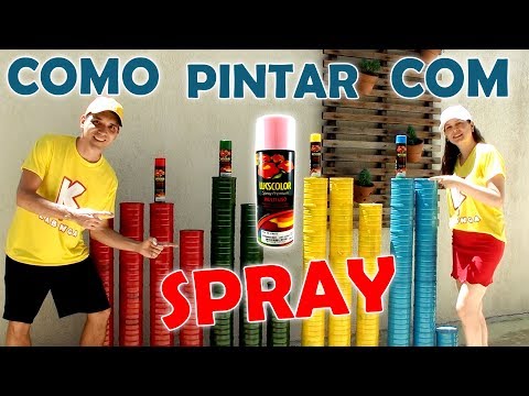 Como Pintar com SPRAY sem escorrer tinta! Você Sabe? Papai Kabonga Ensina!