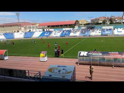 La U.D. Melilla gana 2-0 al Linares